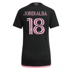 Inter Miami Jordi Alba #18 Dámské Venkovní Dres 2023-24 Krátký Rukáv